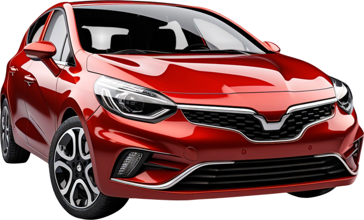 Renault Clio rouge Québec